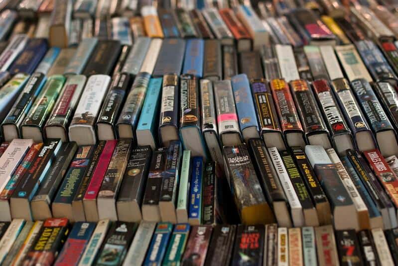 books in a retail store